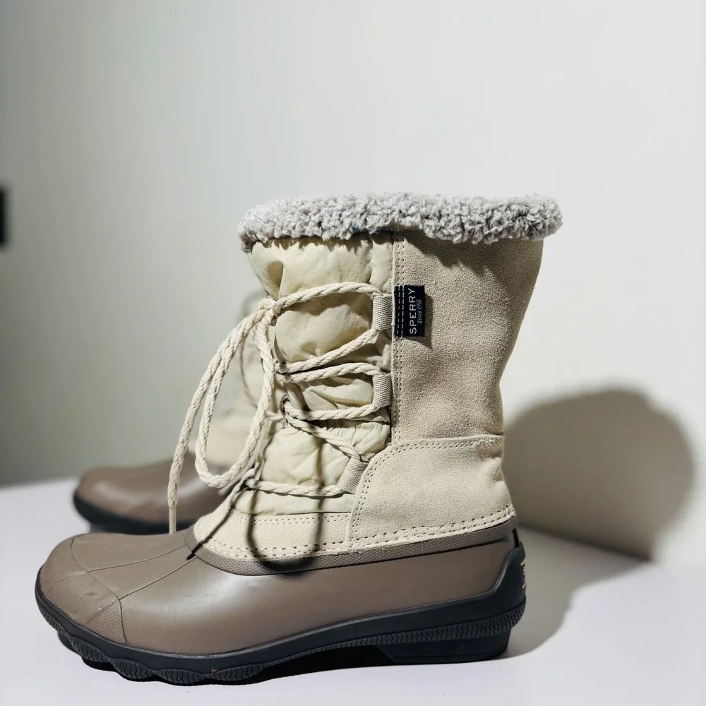 FINAL SALE 🚨Sperry Top-Sider Women's Syren Strait Oat Boots Size 7.5 - Picture 1 of 9